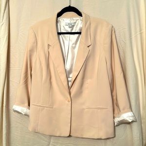 Pale pink blazer